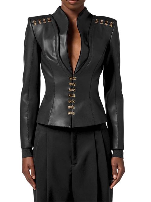 Giacca con ganci gioiello Elisabetta Franchi | GI18757E2110